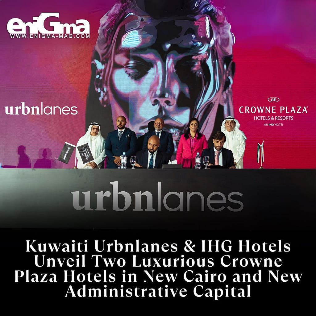 Urbnlanes Developments & IHG Hotels & Resorts signed a partnership to launch the luxuries “Crowne Plaza” in New Cairo and New Administrative Capital (NAC)!