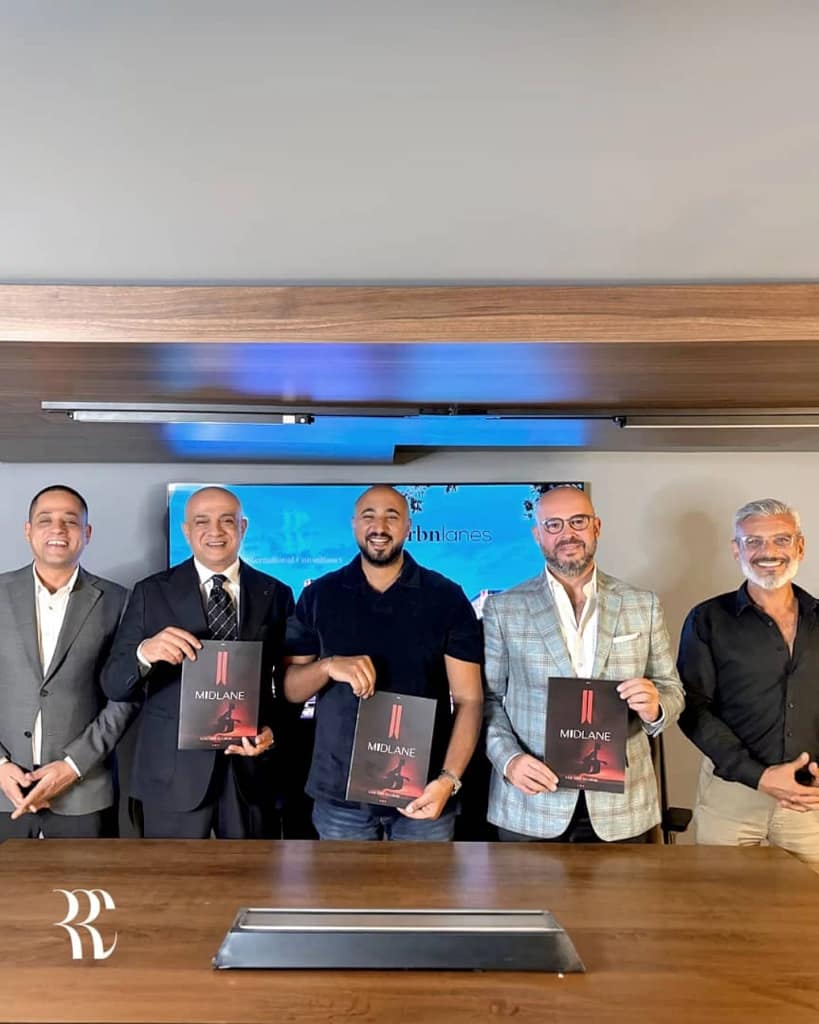 We are thrilled to announce the successful signature ceremony between RRC International Consultancy and @urbnlanes for the @midlaneebyul project which is the new admin, commercial and clinic destination in New Cairo!